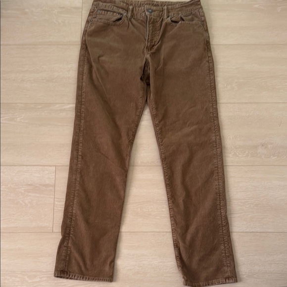American Eagle Outfitters Brown Corduroy Pants 31x32 - Picture 1 of 7
